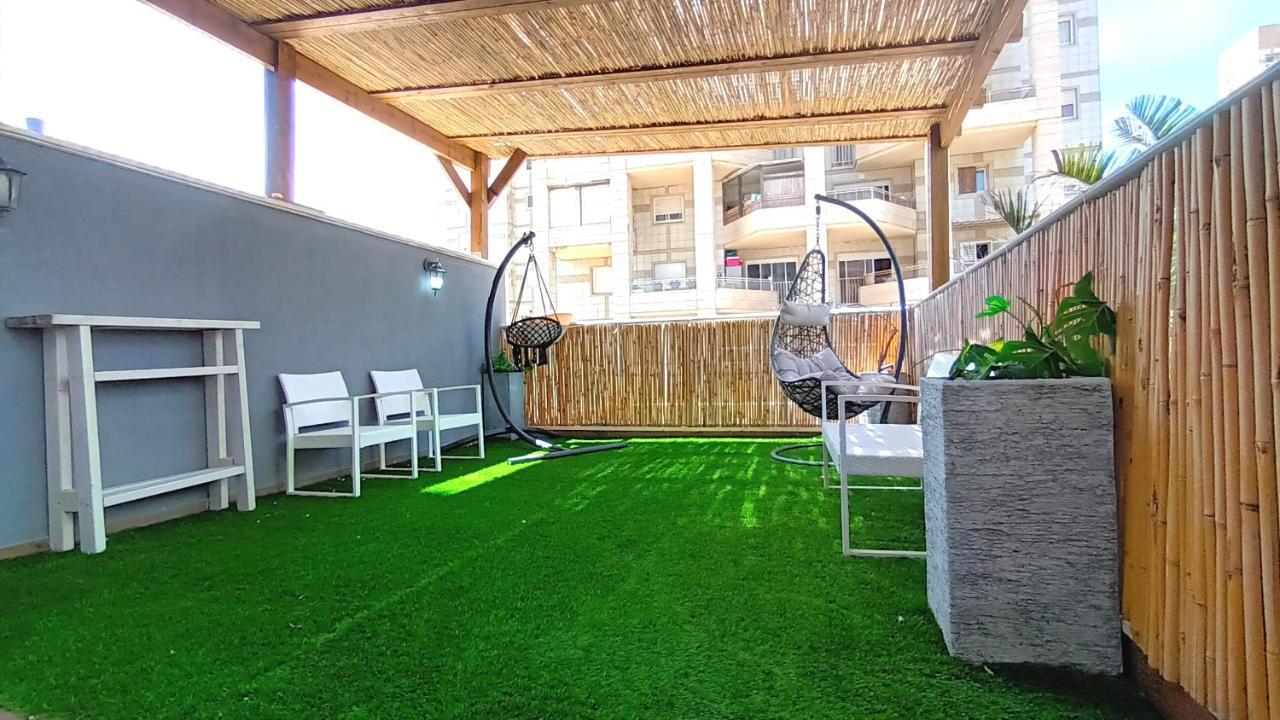 Beach Suite Israel- Private Jacuzzi Garden Suite & Gym, 3 Min Walk To Beach ביץ סוייט ישראל- ג'קוזי פרטי בגינה 3 דקות הליכה לים וחדר כושר Aszkelon Zewnętrze zdjęcie